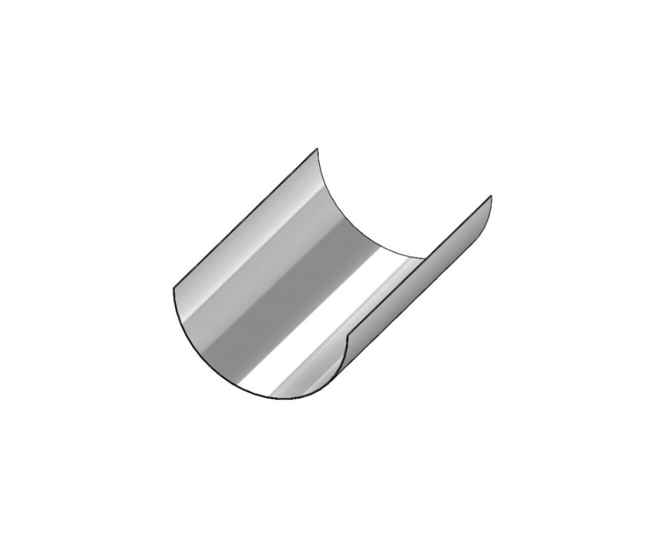 Design Engineering 10496 Pipe Shield 4in x 8in Onyx main image 1